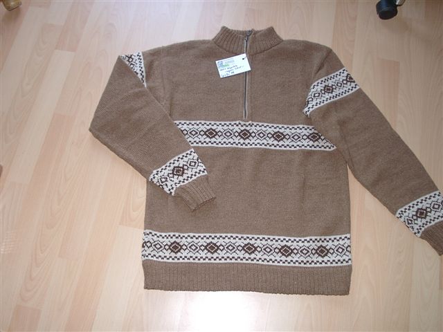 Alpaka-Pullover aus Babyalpaka, Naturtöne, ungefärbt